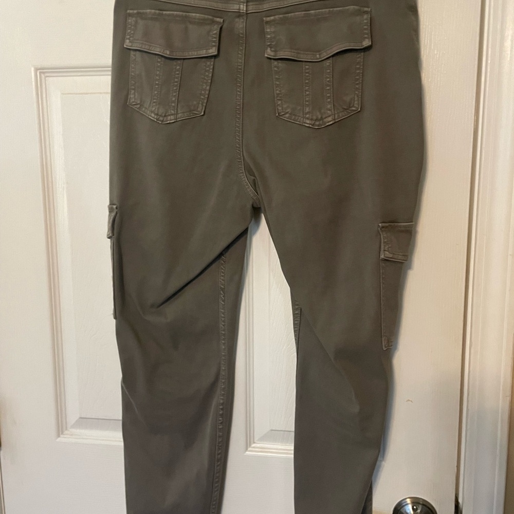 Spanx Olive green high rise stretch jeans - Picture 2 of 7